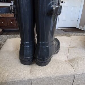 Hunter Navy Blue Women's Original Boots 9M